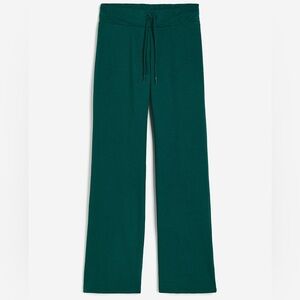 HDYWT how do you wear that Green wide leg joggers sweatpants 23432